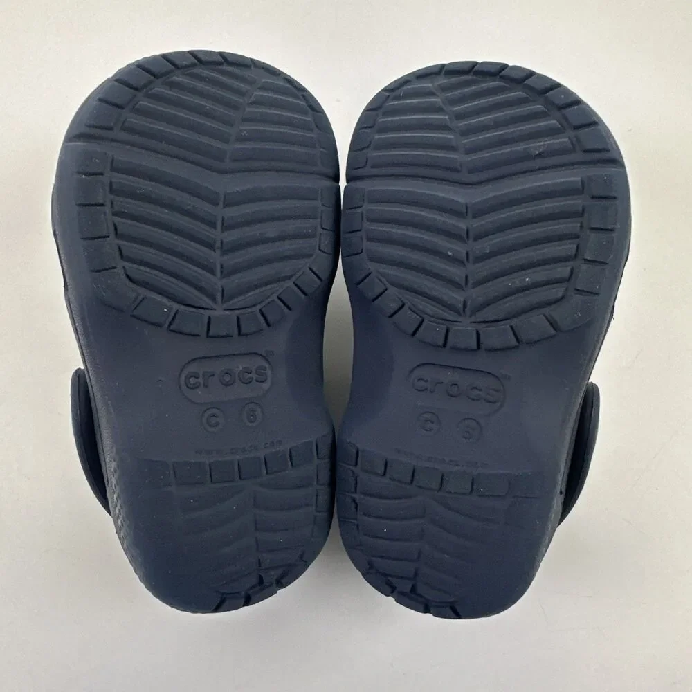 Crocs Classic Clog Toddler Navy Blue Slip On Waterproof Comfort Child Baby 6